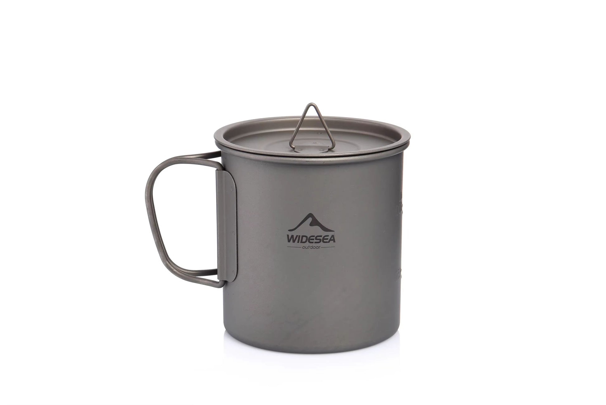 Widesea Titanium Camping Mug  Durable Outdoor Cookware For Travel  Hiking 8