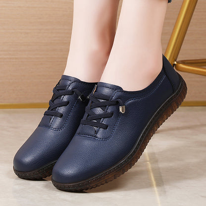 Womens Genuine Leather Fashionable Casual Walking Loafers Lightweight Sports Shoes For AllDay Wear 1