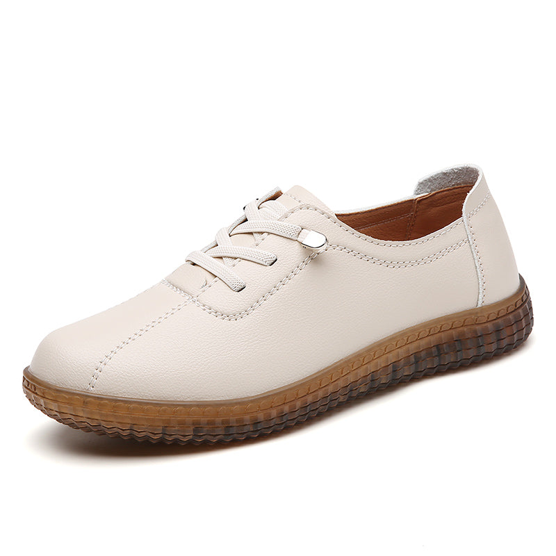 Womens Genuine Leather Fashionable Casual Walking Loafers Lightweight Sports Shoes For AllDay Wear 10