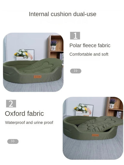 Fluffy Dog Cushions, Pet Sofa Beds, Puppy Cat Supplies, Comfortable Blanket Mat for Small Medium Large Pets