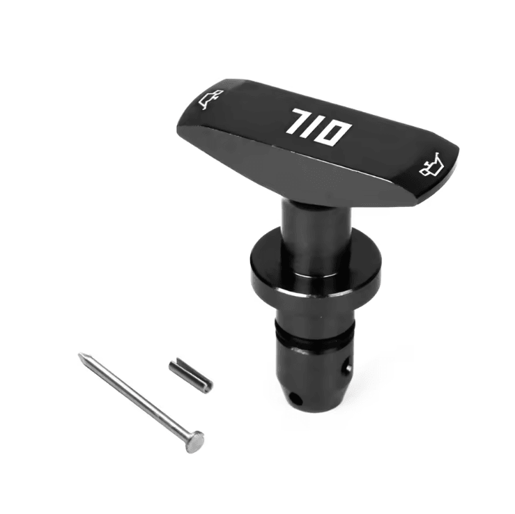 PrecisionGrip Billet Aluminum Oil Dipstick Pull Handle For Ford Mustang GT V8 GT500 6