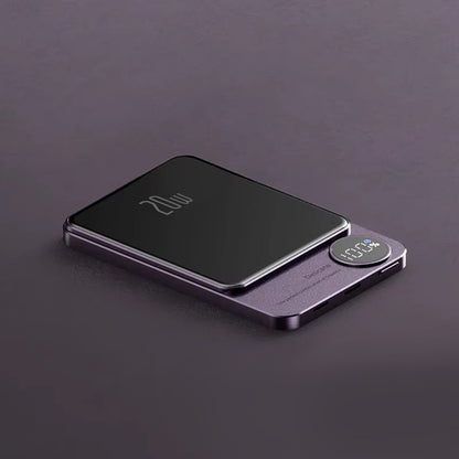 Alloy Magsafe 10000mAh Powerbank, Magnetic Wireless Fast Charger, Portable Battery for iPhone
