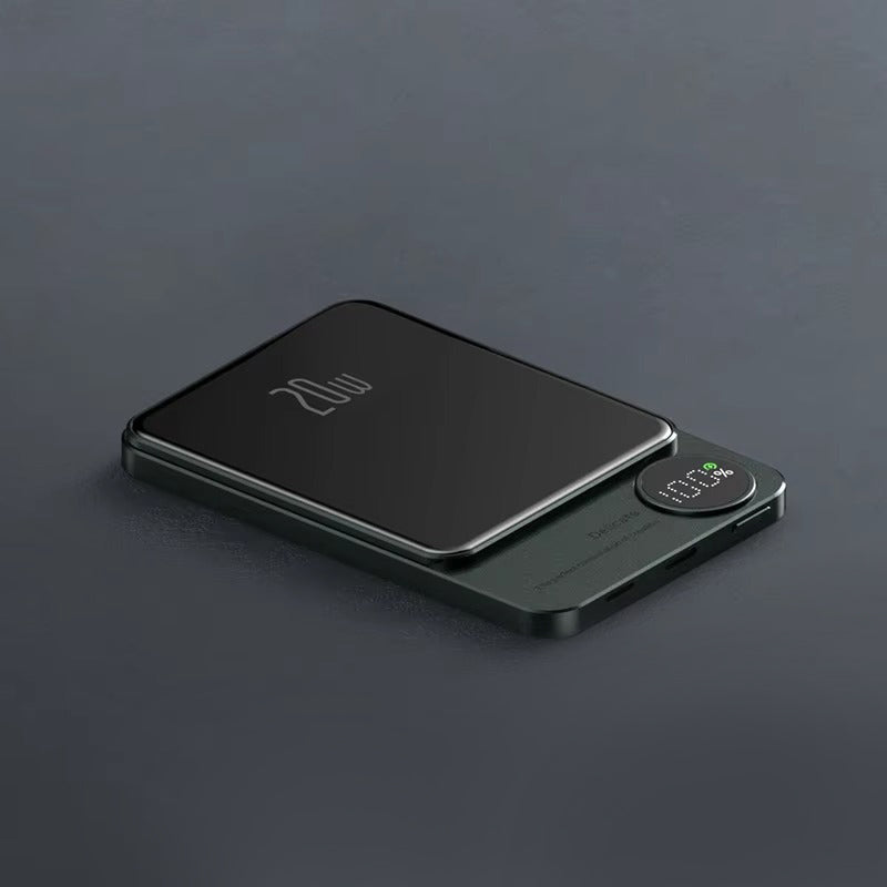 Alloy Magsafe 10000mAh Powerbank, Magnetic Wireless Fast Charger, Portable Battery for iPhone