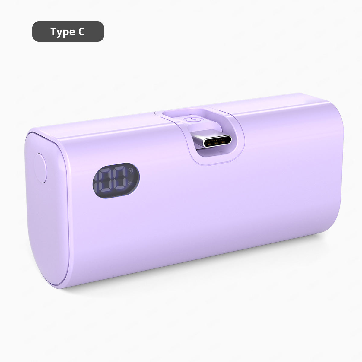Fast Charging Portable Charger, Mini Power Bank USB-C / Lightning, External Battery Powerbank for iPhone Xiaomi Samsung