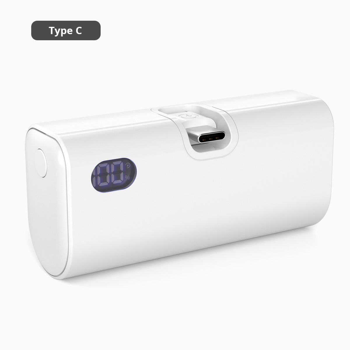 Fast Charging Portable Charger, Mini Power Bank USB-C / Lightning, External Battery Powerbank for iPhone Xiaomi Samsung