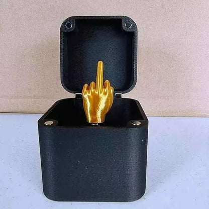 Creative Pop Up Middle Finger Gift Box, Novelty Home Decor Prank Gift, Funny Surprise Box