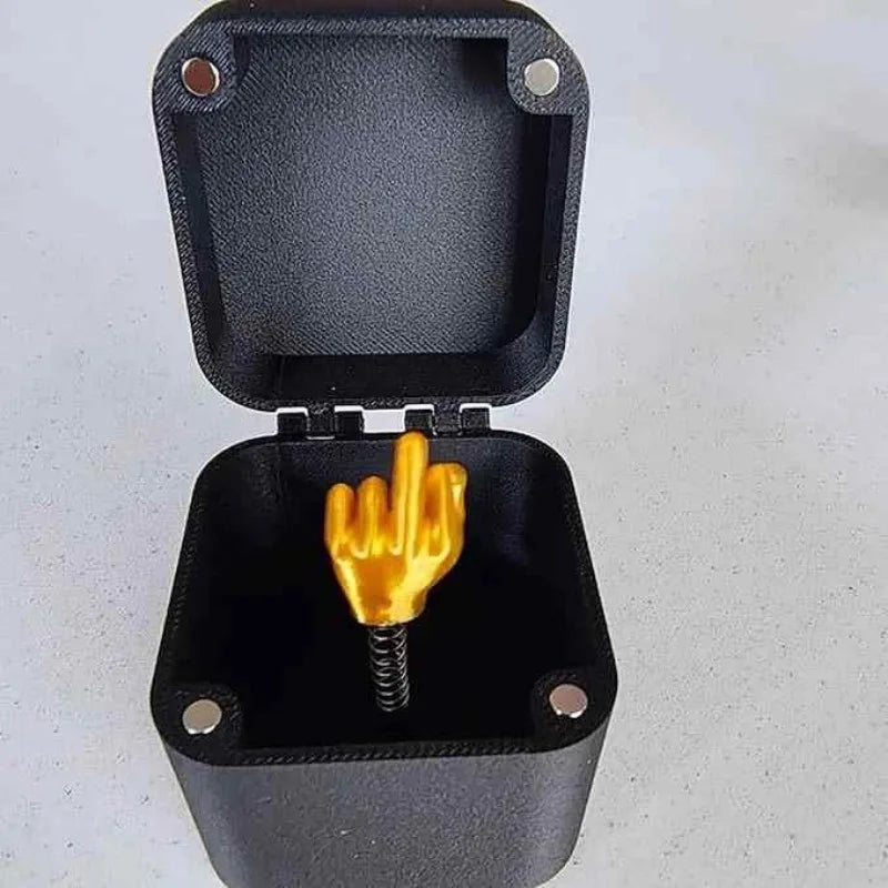 Creative Pop Up Middle Finger Gift Box, Novelty Home Decor Prank Gift, Funny Surprise Box
