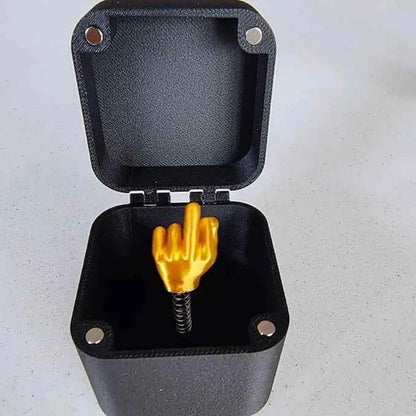 Creative Pop Up Middle Finger Gift Box, Novelty Home Decor Prank Gift, Funny Surprise Box