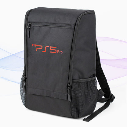 PS5 Pro Carrying Backpack, Large Capacity Bag for Disc/Digital Console & Accessories, Comfortable & Durable