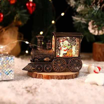 Christmas Gift, Crystal Ball Ornaments, Christmas Eve Train Box, Water Filled Souvenirs, Holiday Party Decorations