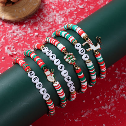 Christmas Tree Bracelets, Elk Bracelets for Kids, Girls Party Favors, Pinata Fillers, Guests Gift, Christmas Decorations