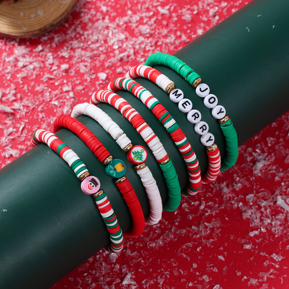 Christmas Tree Bracelets, Elk Bracelets for Kids, Girls Party Favors, Pinata Fillers, Guests Gift, Christmas Decorations
