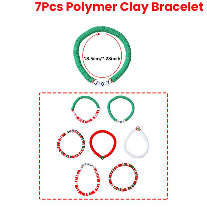 Christmas Tree Bracelets, Elk Bracelets for Kids, Girls Party Favors, Pinata Fillers, Guests Gift, Christmas Decorations