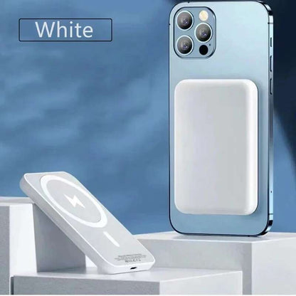 Portable Magsafe Power Bank, Wireless Charger for iPhone, Auxiliary Spare External Magnetic Battery Packs