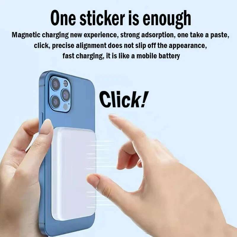 Portable Magsafe Power Bank Wireless Charger For IPhone Auxiliary Spare External Magnetic Battery P