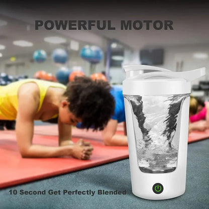 Electric Protein Shaker Bottle With Automatic Mixing For Home And Travel 1