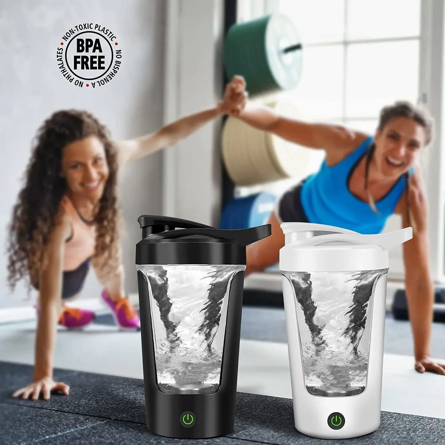 Electric Protein Shaker Bottle With Automatic Mixing For Home And Travel 3