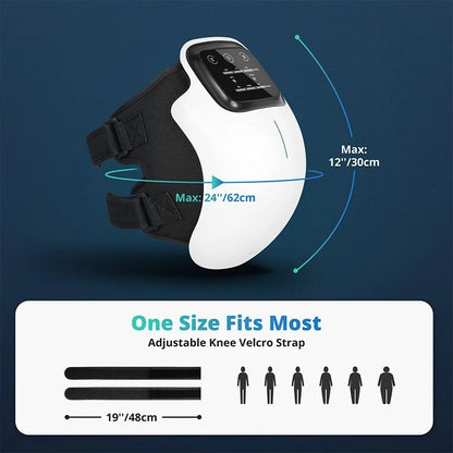 Wireless Heated Knee Massager With Vibration And Adjustable Temperature 5