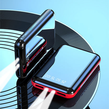 Mirror Screen LED Digital Powerbank Mini Power Bank Portable Charger External Battery For IPhone Xi 2