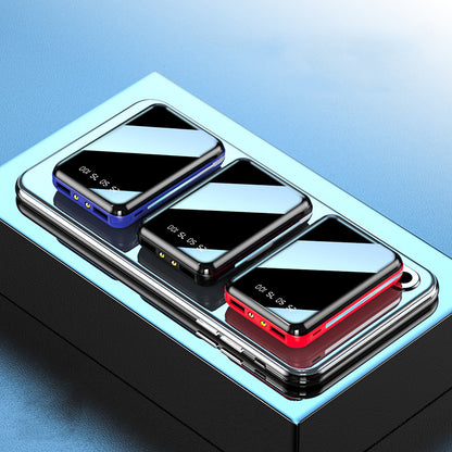 Mirror Screen LED Digital Powerbank Mini Power Bank Portable Charger External Battery For IPhone Xi 3