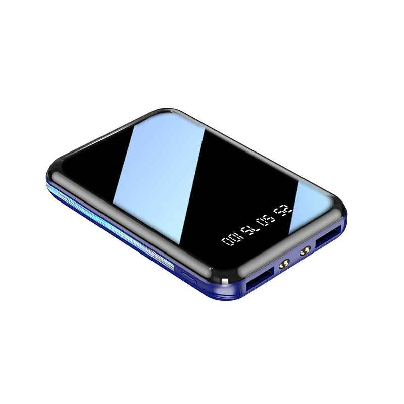 Mirror Screen LED Digital Powerbank Mini Power Bank Portable Charger External Battery For IPhone Xi 4