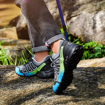 Waterproof Mens Cycling Shoes for Road & Mountain Biking, Durable Non-Slip Outdoor Sports & Hiking Shoe