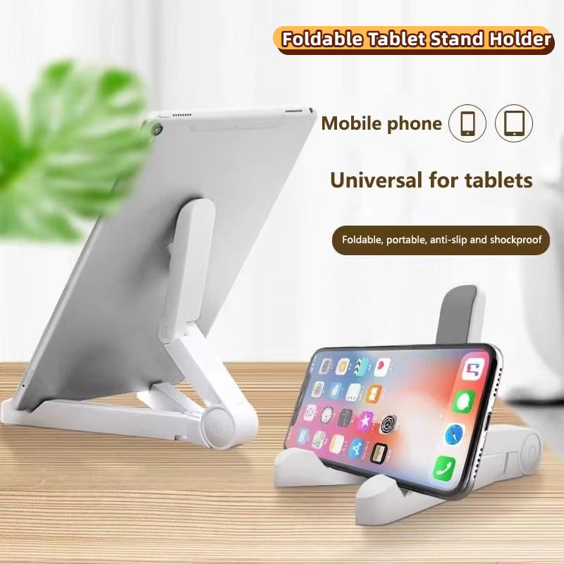 Universal Multifunctional Tablet Stand Holder, Foldable for iPad Air Pro, Samsung Xiaomi Huawei Tablets