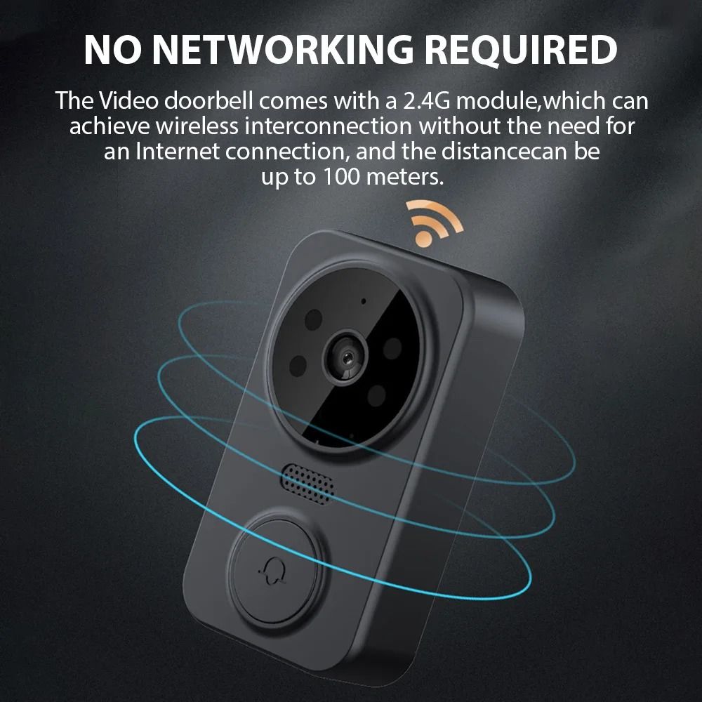 Wireless Video Doorbell With 43 Inch Screen And Two Way Intercom 5