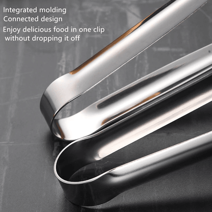 GrillMaster Stainless Steel BBQ Tongs With Non Slip Handle For Cooking And Serving 2