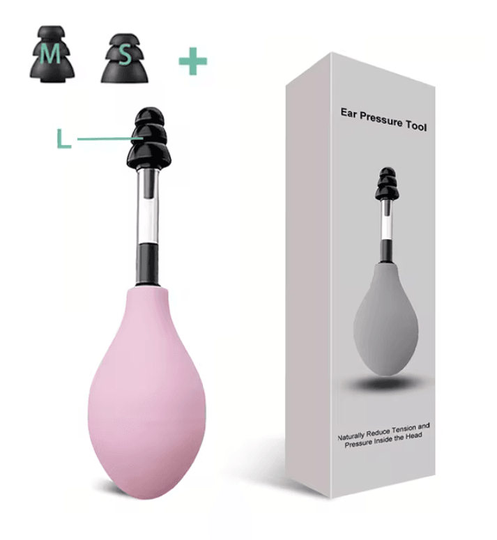 AirEase Portable Ear Pressure Relief Tool With Suction Function And Multiple Earplug Sizes 4