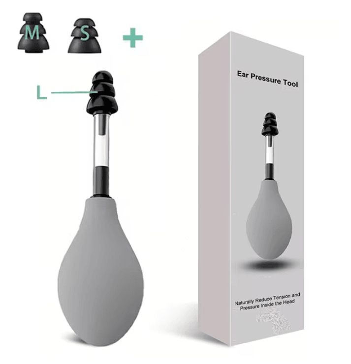 AirEase Portable Ear Pressure Relief Tool With Suction Function And Multiple Earplug Sizes 8