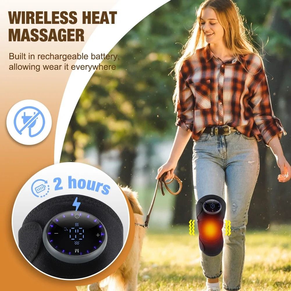 5Gear Electric Heating Knee Massager With Vibration And Hot Compress 5