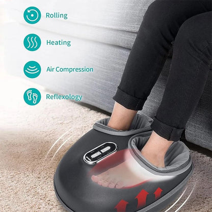 Foot Massager With Heat Air Compression And Shiatsu Kneading Rollers 2