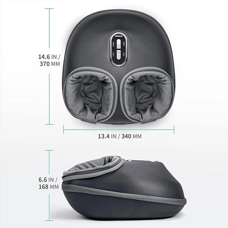 Foot Massager With Heat Air Compression And Shiatsu Kneading Rollers 6