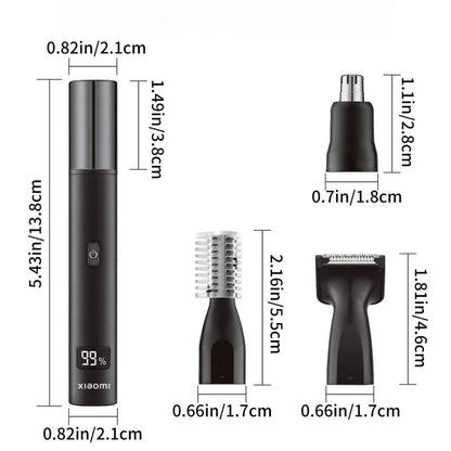 3 In 1 Electric Nose Ear Hair Trimmer For Men Rechargeable Grooming Kit 6