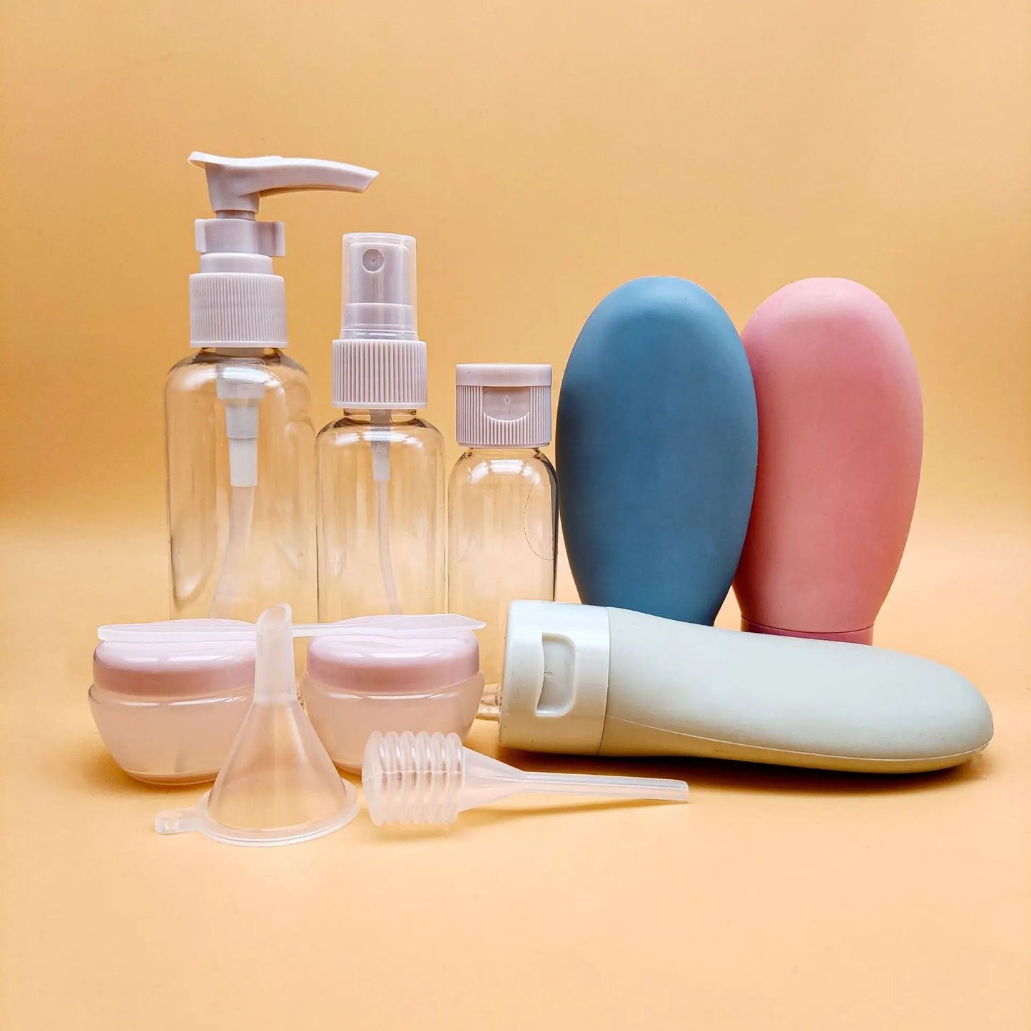 Travel Liquid Refillable Bottle Set Spray  Lotion Containers 3