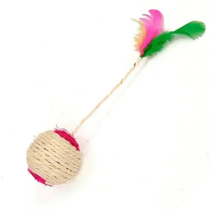 Cat Sisal Scratching Ball Interactive Toy 6