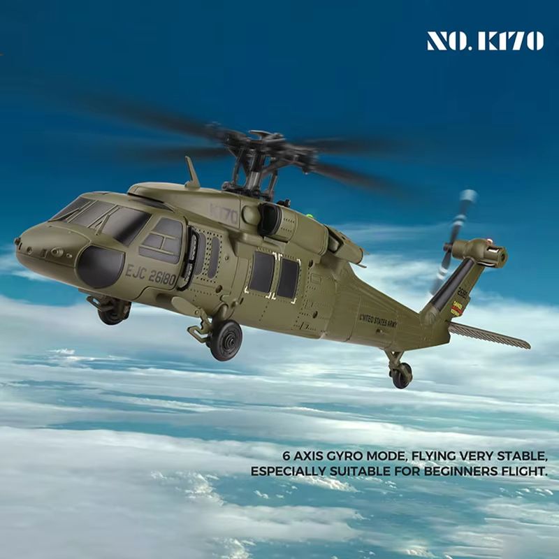 WLtoys K170 RC Helicopter  24G 6Axis Gyroscope 4CH Altitude Hold Remote Control Toy 2