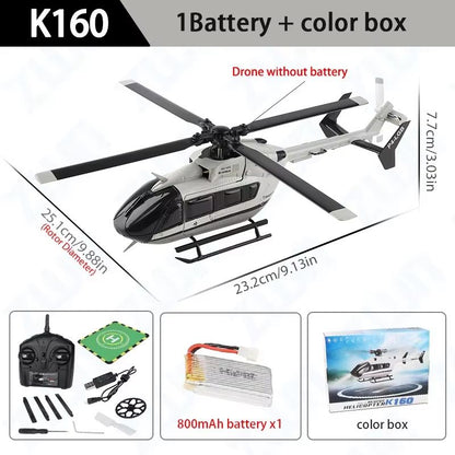 WLtoys K170 RC Helicopter  24G 6Axis Gyroscope 4CH Altitude Hold Remote Control Toy 7