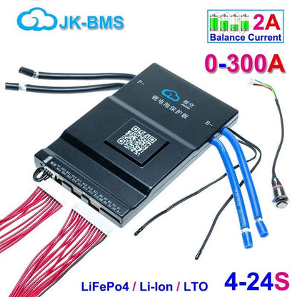 JKBMS Smart Bluetooth Active Balance Battery Management System  Liion LiFePO4 LTO Battery Protectio 1