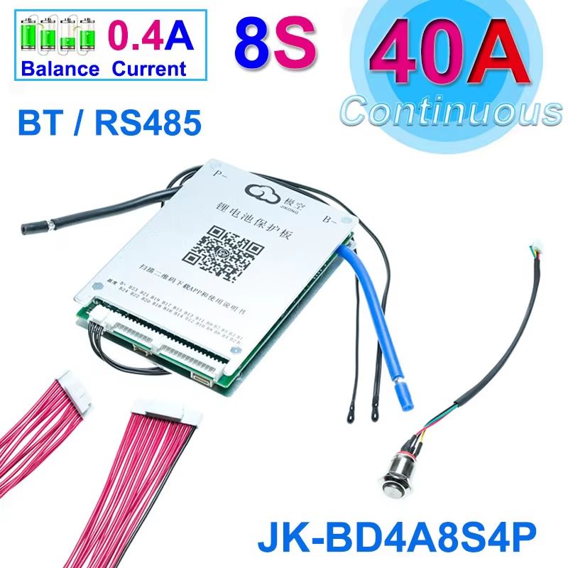 JKBMS Smart Bluetooth Active Balance Battery Management System  Liion LiFePO4 LTO Battery Protectio 6