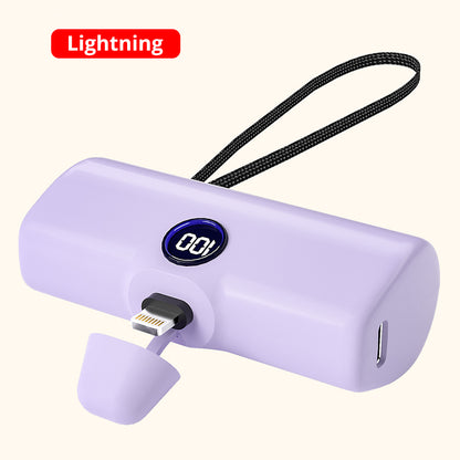 Power Bank For IPhone Samsung Xiaomi Powerbank Fast Charging Portable Charger External Battery Type 5