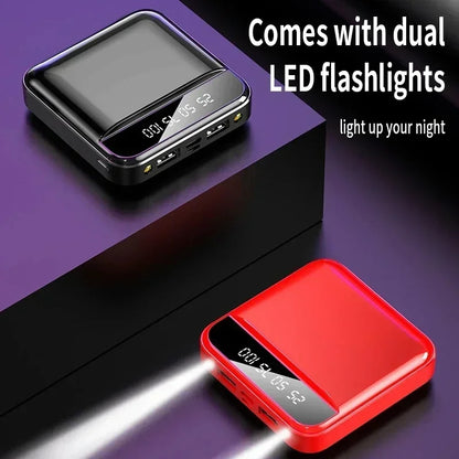 Mini Portable Power Bank Ultra Fast Charging External Battery With Flashlight For IPhone Xiaomi Sam 1