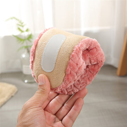 Cozy Indoor Cotton Slippers With Soft Sole Silent Faux Suede Design Anti Slip Unisex Home Shoes For 1