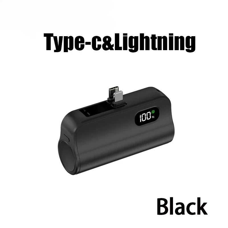 Portable Wireless Fast Charging Power Bank Mini Capsule External Battery High Capacity For IPhone H 4