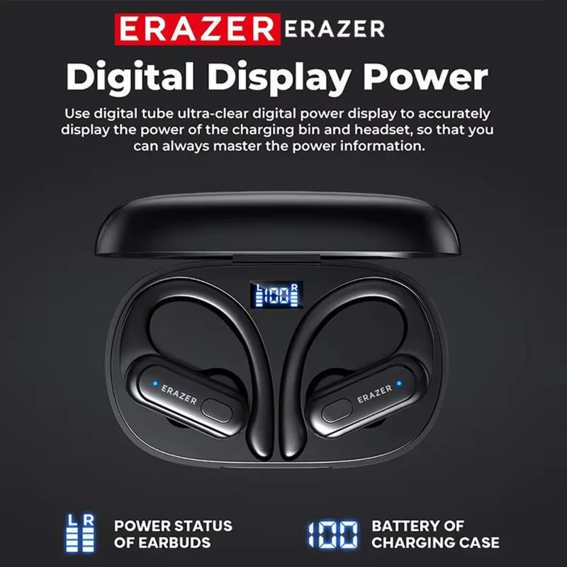 ERAZER XT60pro Sports Bluetooth Headphones  Wireless HiFi Earbuds With Mic  Noise Reduction 4