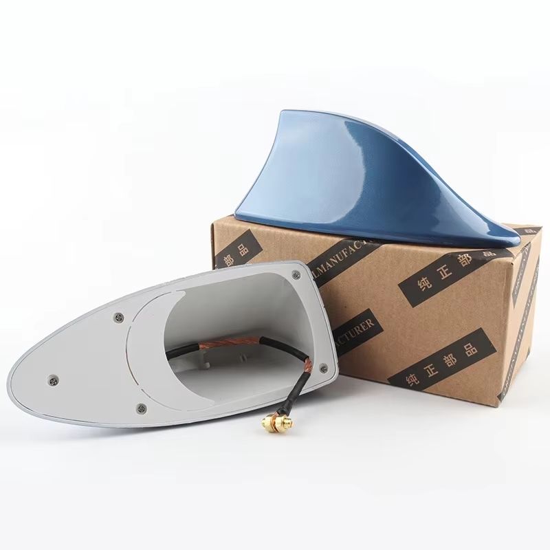 Universal Shark Fin Car Antenna  Sleek Roof Aerial For FMAM Signal Enhancement And Style 13