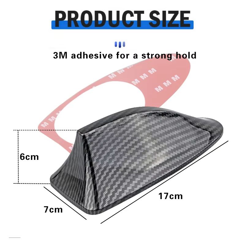 Universal Shark Fin Car Antenna  Sleek Roof Aerial For FMAM Signal Enhancement And Style 5