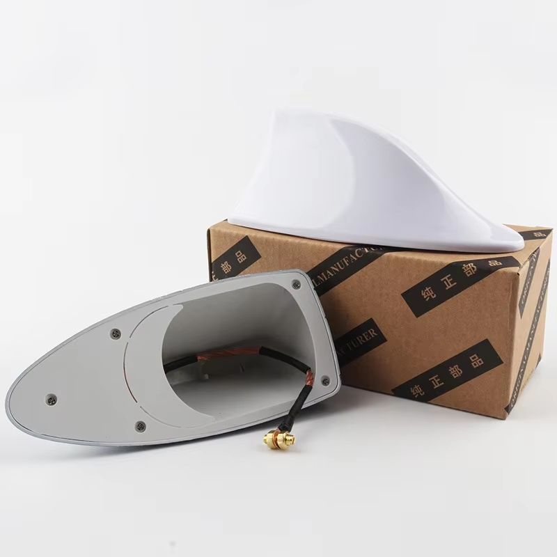 Universal Shark Fin Car Antenna  Sleek Roof Aerial For FMAM Signal Enhancement And Style 8