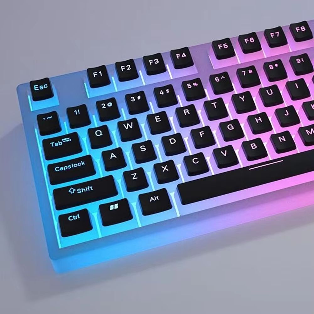 129Keys Keyboard Keycap OEM Profile PBT Material Key Cap For Mx Hot Swap Mechanical Keyboard Switch 2